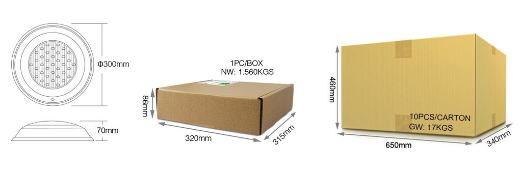 Mi-Light UW02 27W RGB+CCT Wall-mounted Underwater Light (LoRa 433MHz) - Image 5