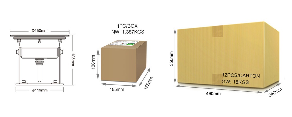 Mi-Light UW03 9W RGB+CCT LED Underwater Light (LoRa 433MHz) - Image 4