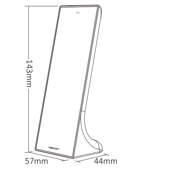 Mi-Light Y3 RGB+CCT Vertical Remote (2.4GHz) - Image 4