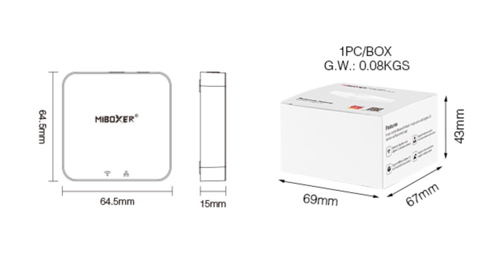 Mi-Light ZB-Box3 Multimode Gateway (Zigbee 3.0 + Bluetooth) - Image 5