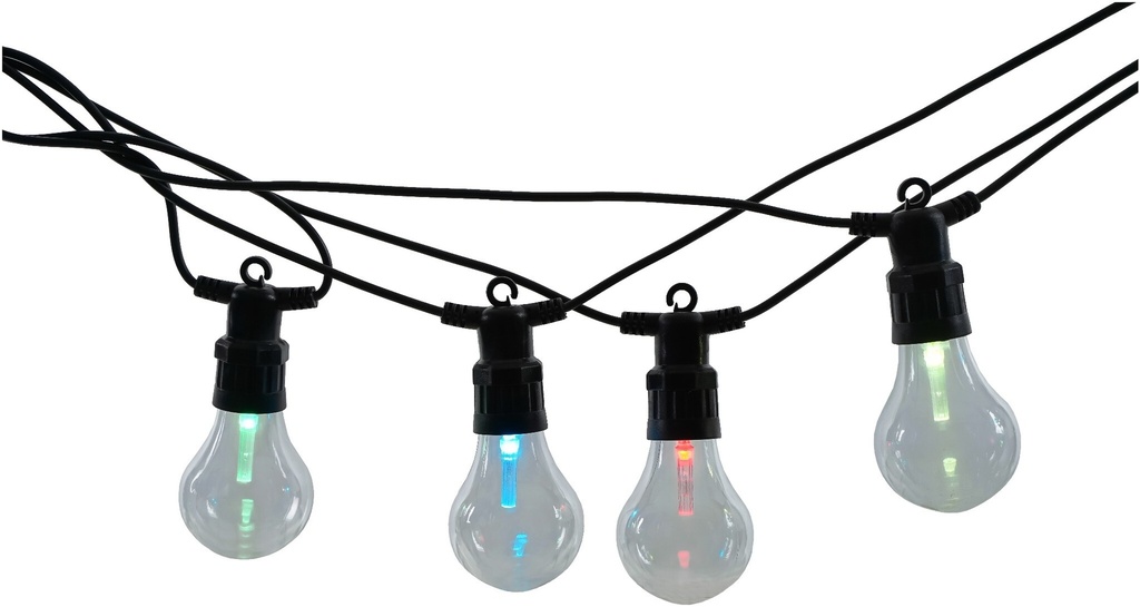 Outdoor String 5m Papaya RGB linkable - with remote - Image 2