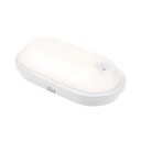 Oval LED ceiling/wall lamp with IP54 20W 4000K PIR sensor - Image 2