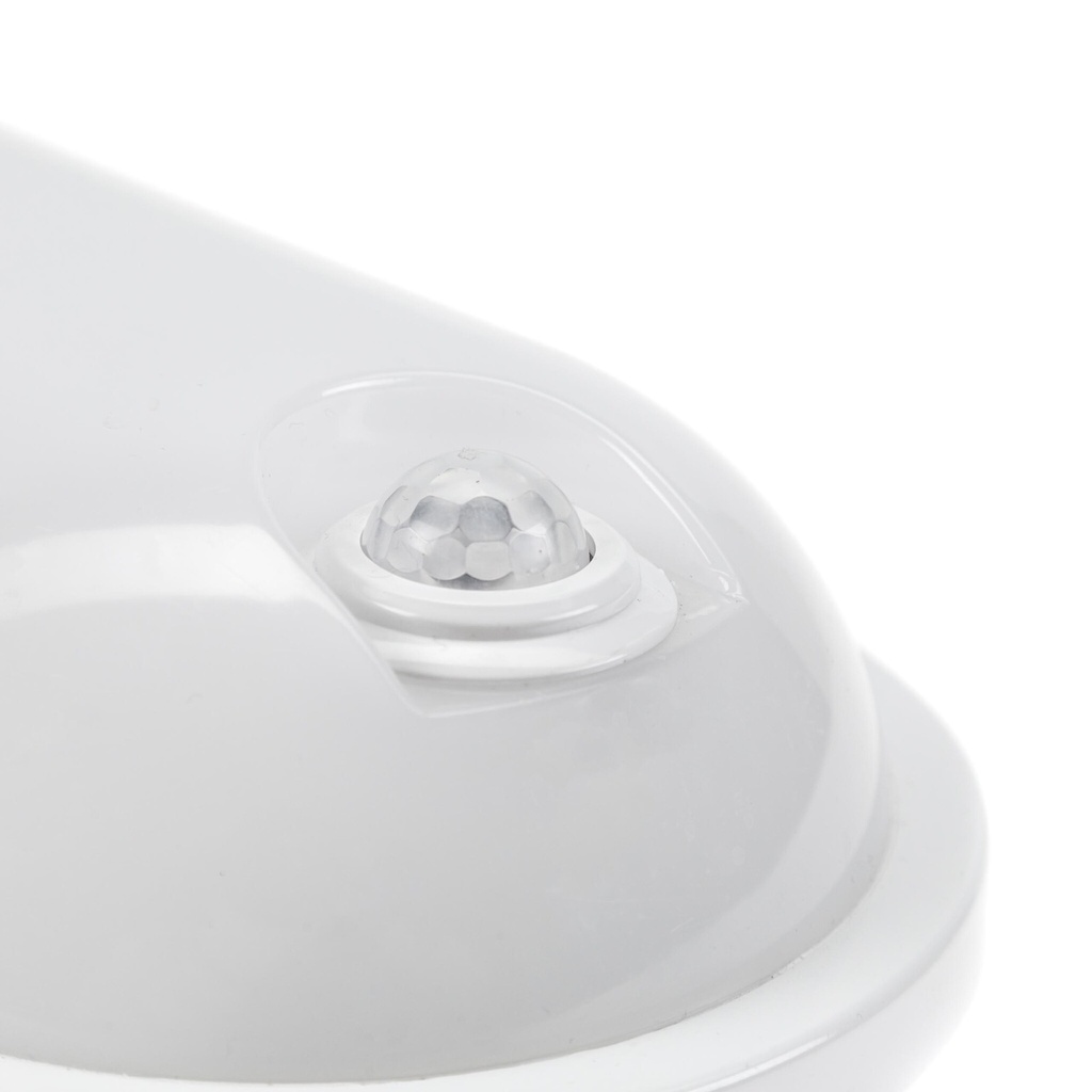 Oval LED ceiling/wall lamp with IP54 20W 4000K PIR sensor - Image 7