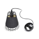 Pendant light with iron frame, E27 - Image 2