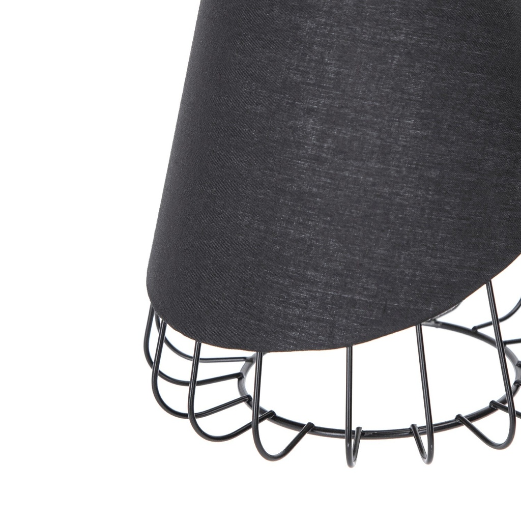 Pendant light with iron frame, E27 - Image 4