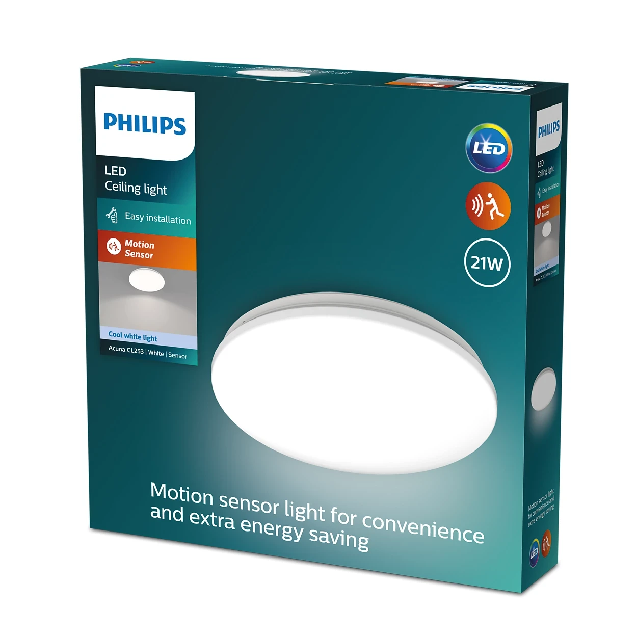 Plafond Acuna 21W 2900lm 4000K Sensor 34,5cm - Image 2