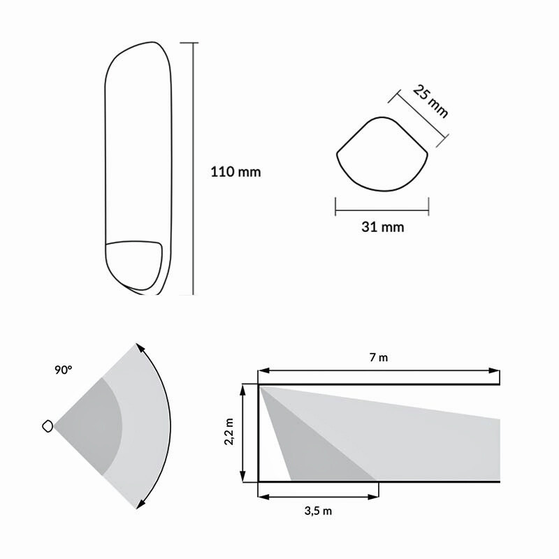 Plejd WMS-01 Wireless motion detector - Image 2