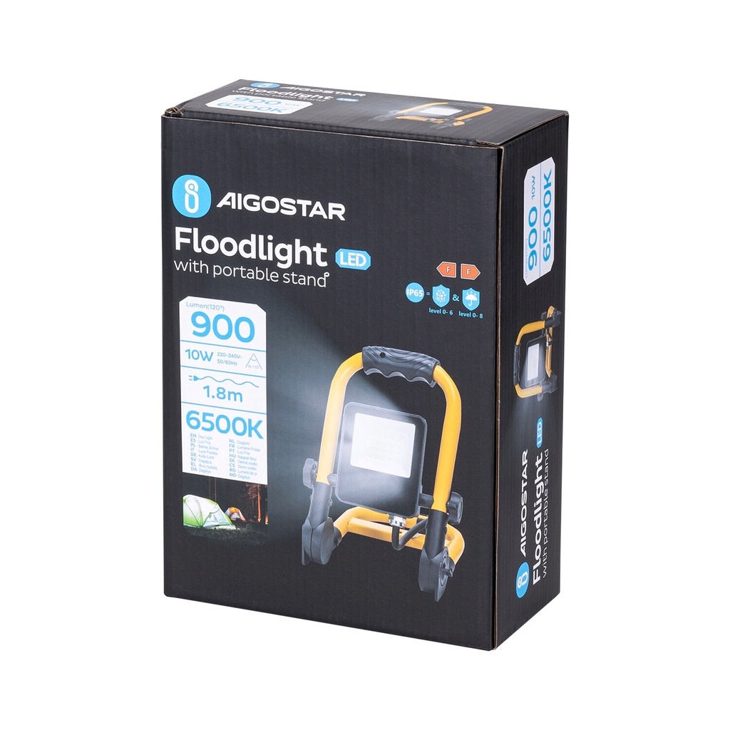 Portable work light 10W 6500K with 1.8m power cord - Image 5