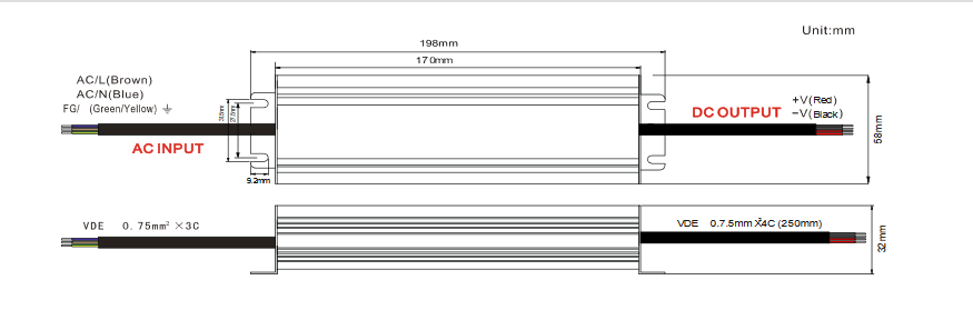 Power supply 12V 150W, IP67 - Image 2