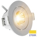 Recessed Dimmable LED spotlight IP54 2700K, white 55mm - Image 2
