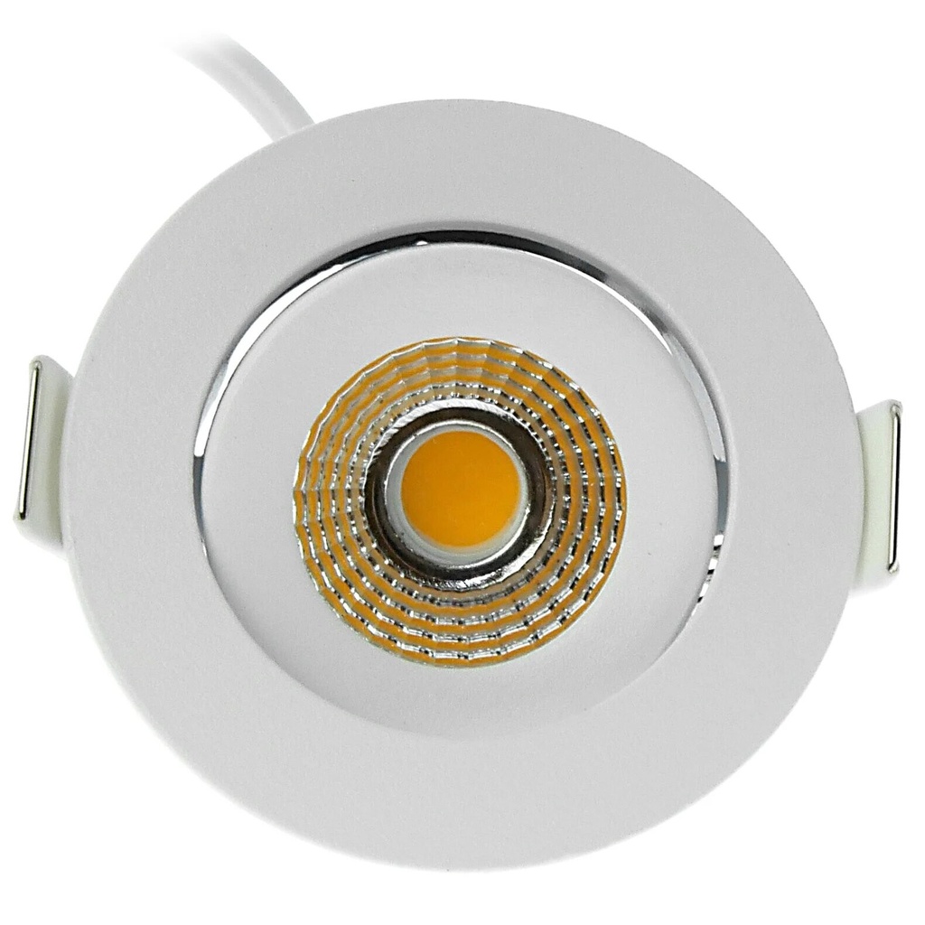 Recessed Dimmable LED spotlight IP54 2700K, white 55mm - Image 5