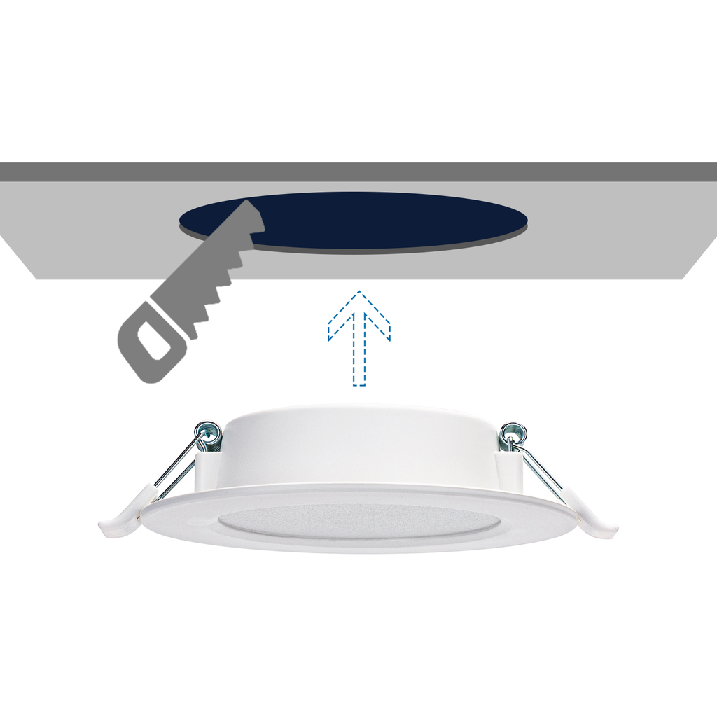 Recessed downlight 6W 3000K - Image 6