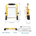 Rechargeable flood light 30W - Image 3