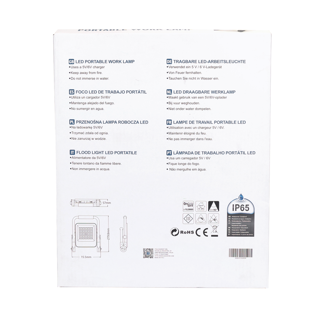Rechargeable flood light 30W - Image 6