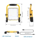 Rechargeable flood light 50W - Image 3