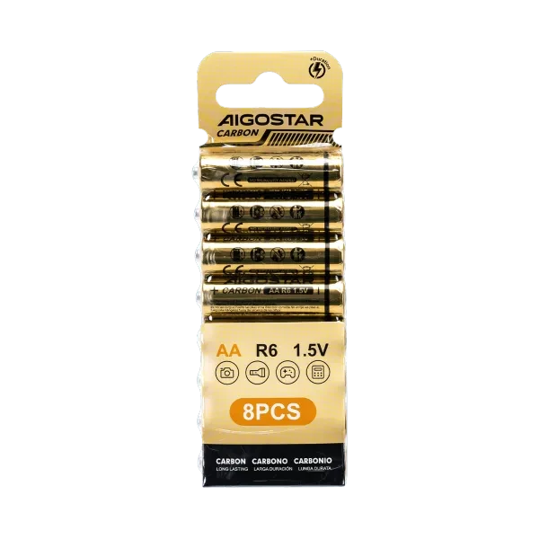 AA Carbon-zinc battery R03 1.5V 8pcs
