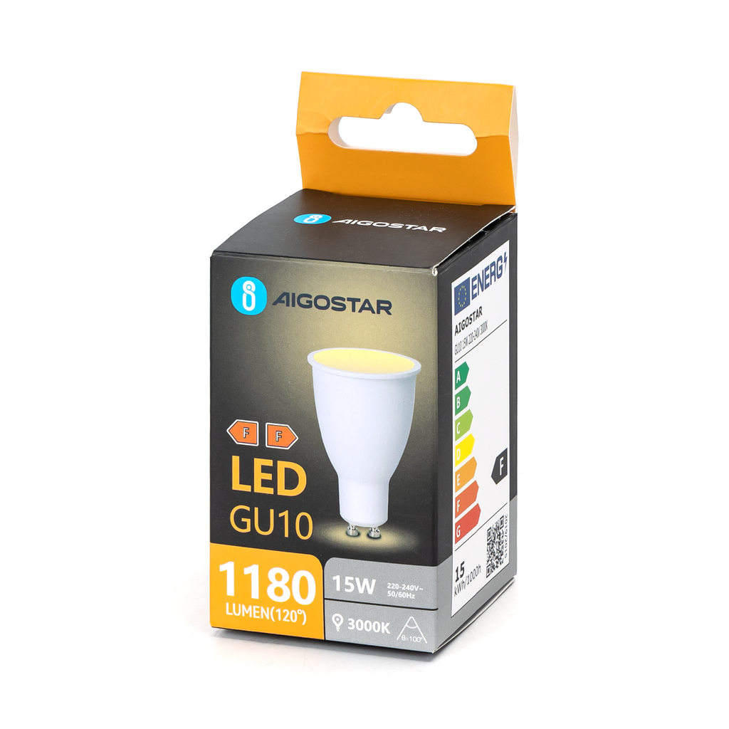 LED GU10 15W 3000K 830