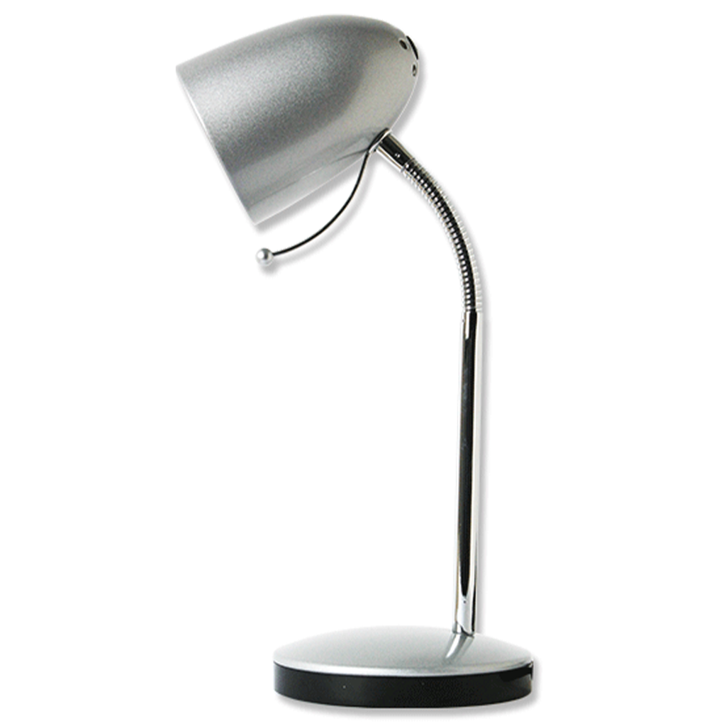 Bordlampe E27 Sølv