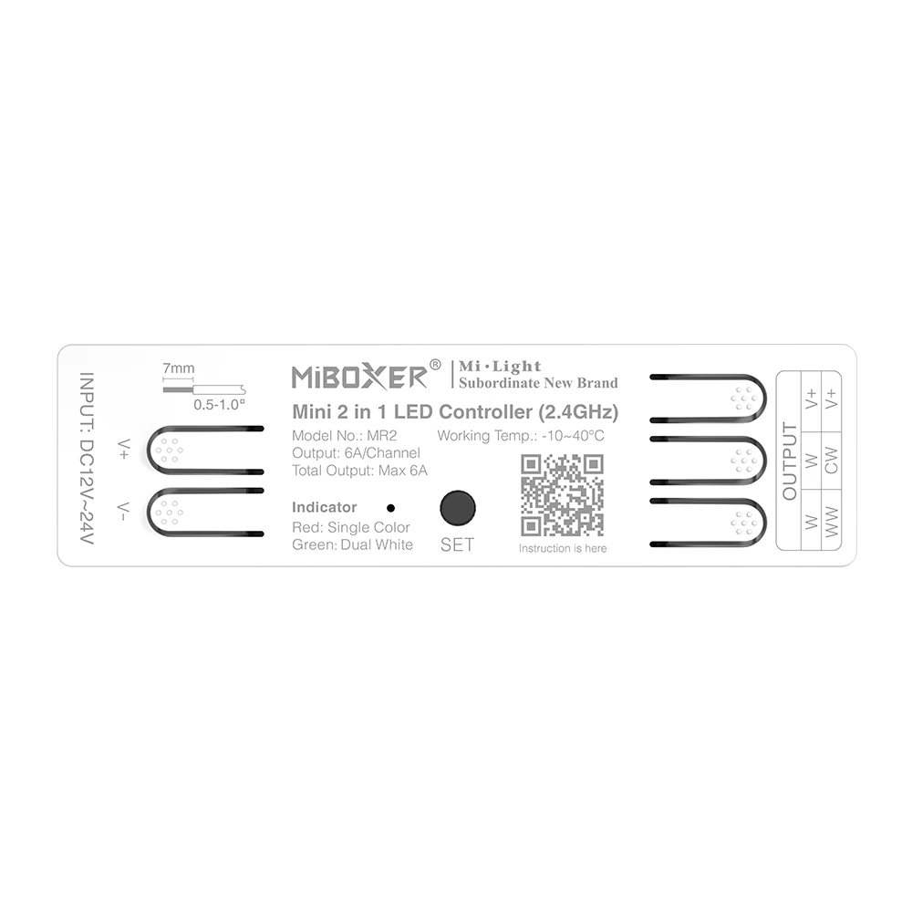Mi-Light MR2 Mini 2 in 1 LED Controller (2.4GHz)