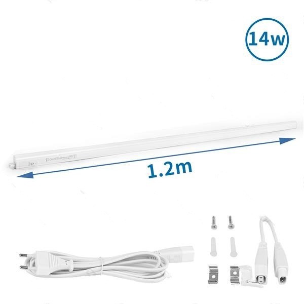 LED armatur med strømafbryder 120 cm