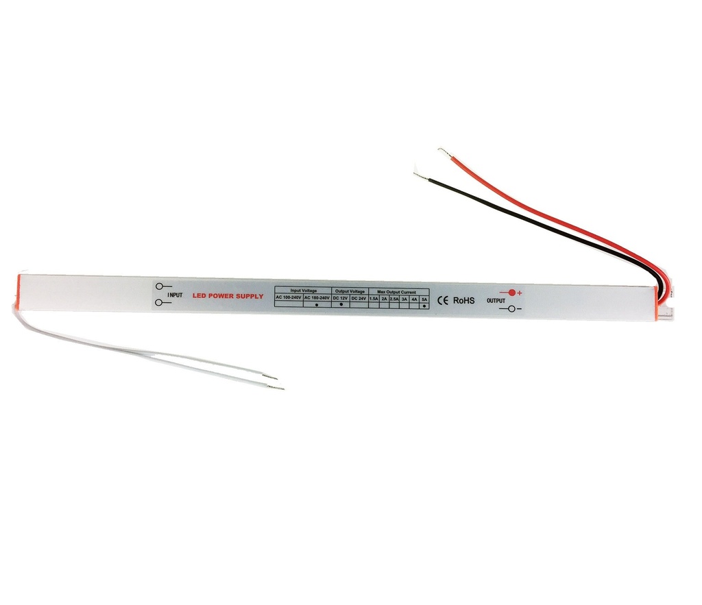 Power supply 60w 12V ultraslim