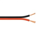 Kabel rød og sort 2 ledere 0.75mm²