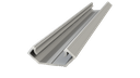 Hjørne aluminiumsprofil til ledsliste