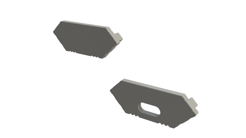 End Cap For LED Strip Fixture