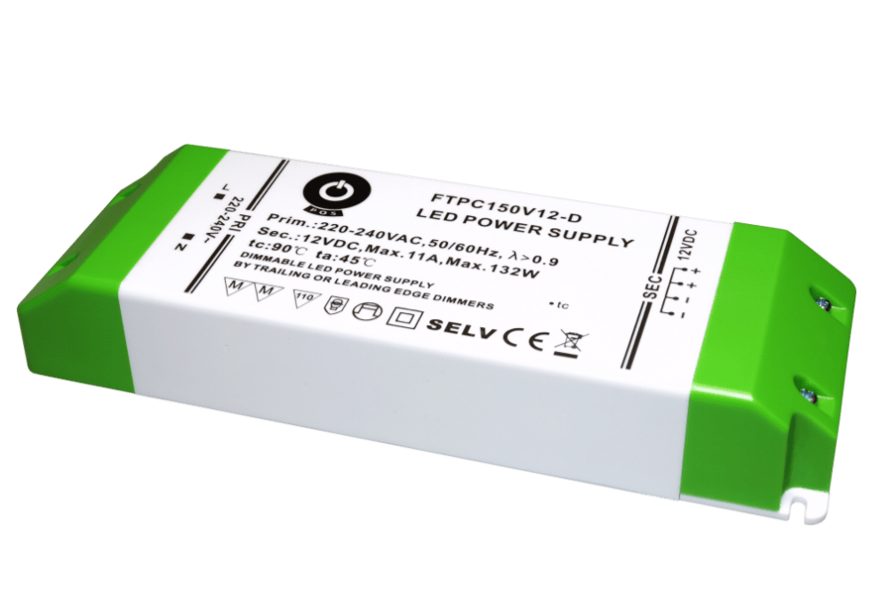 Power supply 12V, 132W, 11A, Dimable