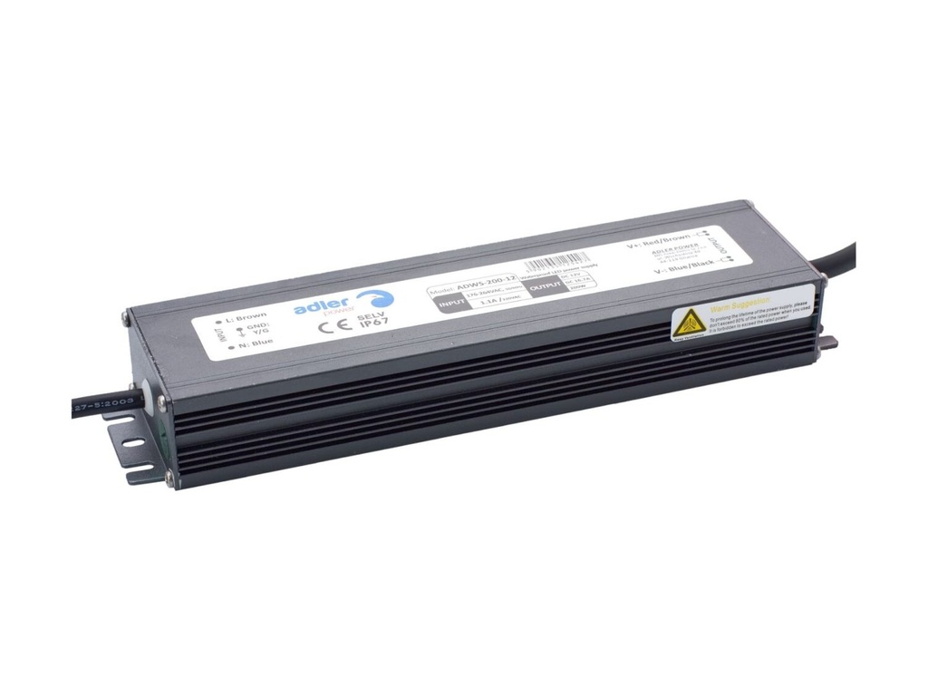 Power supply 12V 200W IP67