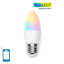 E27 C37 7W WIFI RGB+CCT