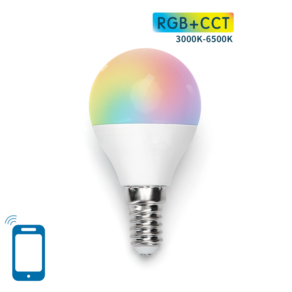 E14 G45 7W WIFI RGB+CCT