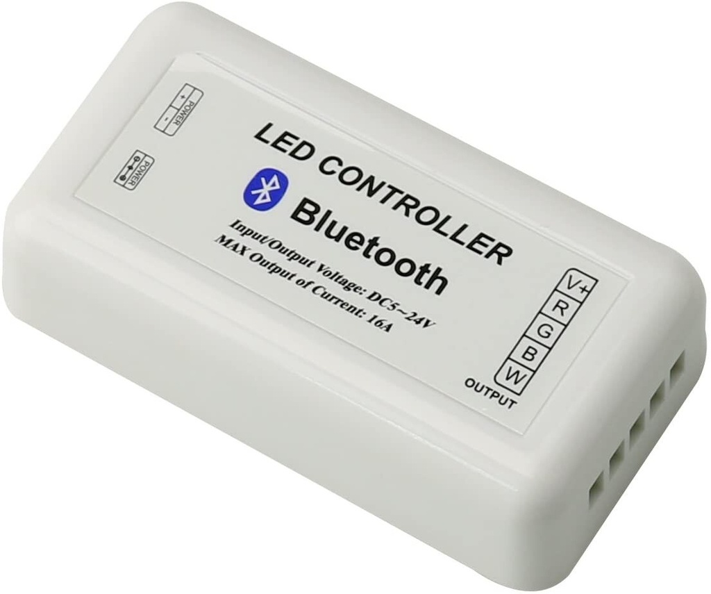 Bluetooth RGB LED Strip Light Controller 5-24V