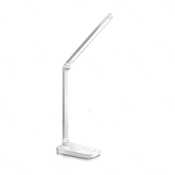 Bordlampe med trådløs Qi-opladning