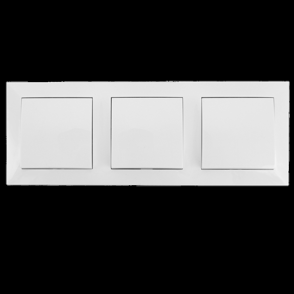 Triple 1 gang 2 way switch