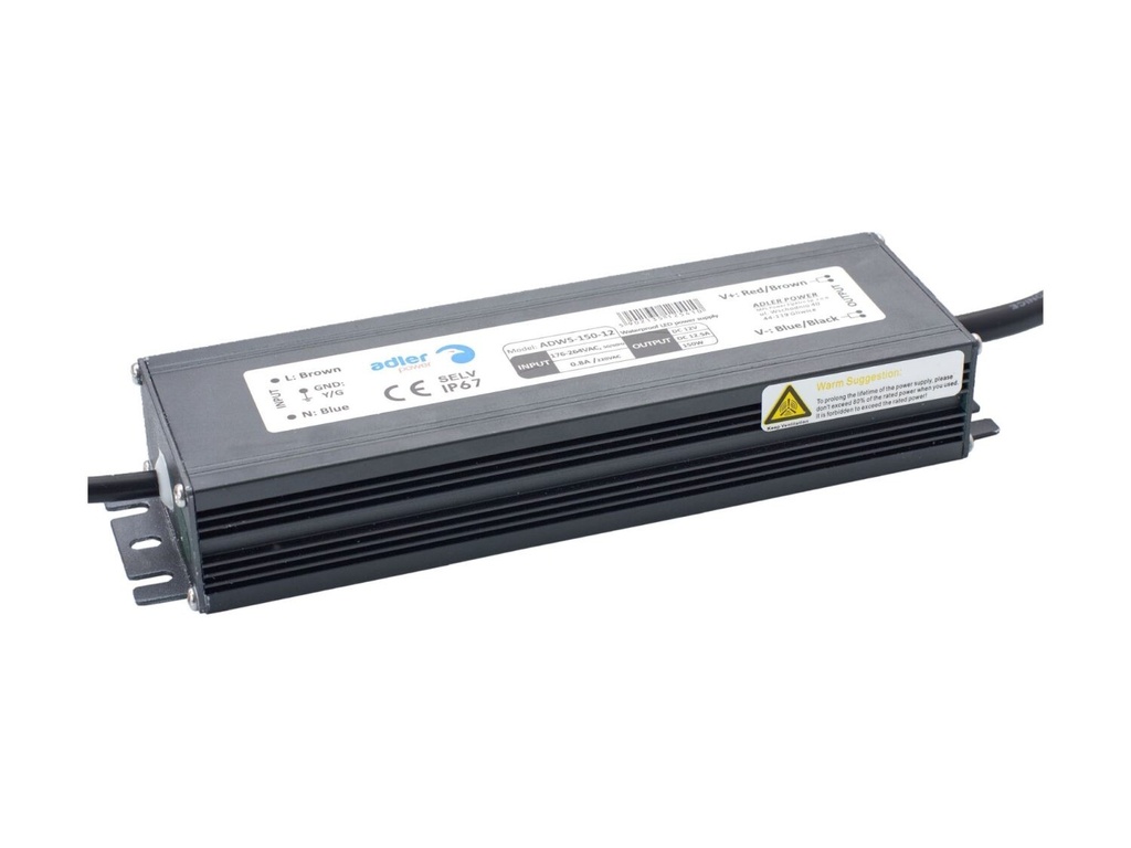 Transformer 12V 150W IP67
