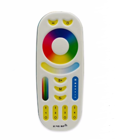 Mi-Light RGB + CCT RF fjernbetjening 4-zone FUT092