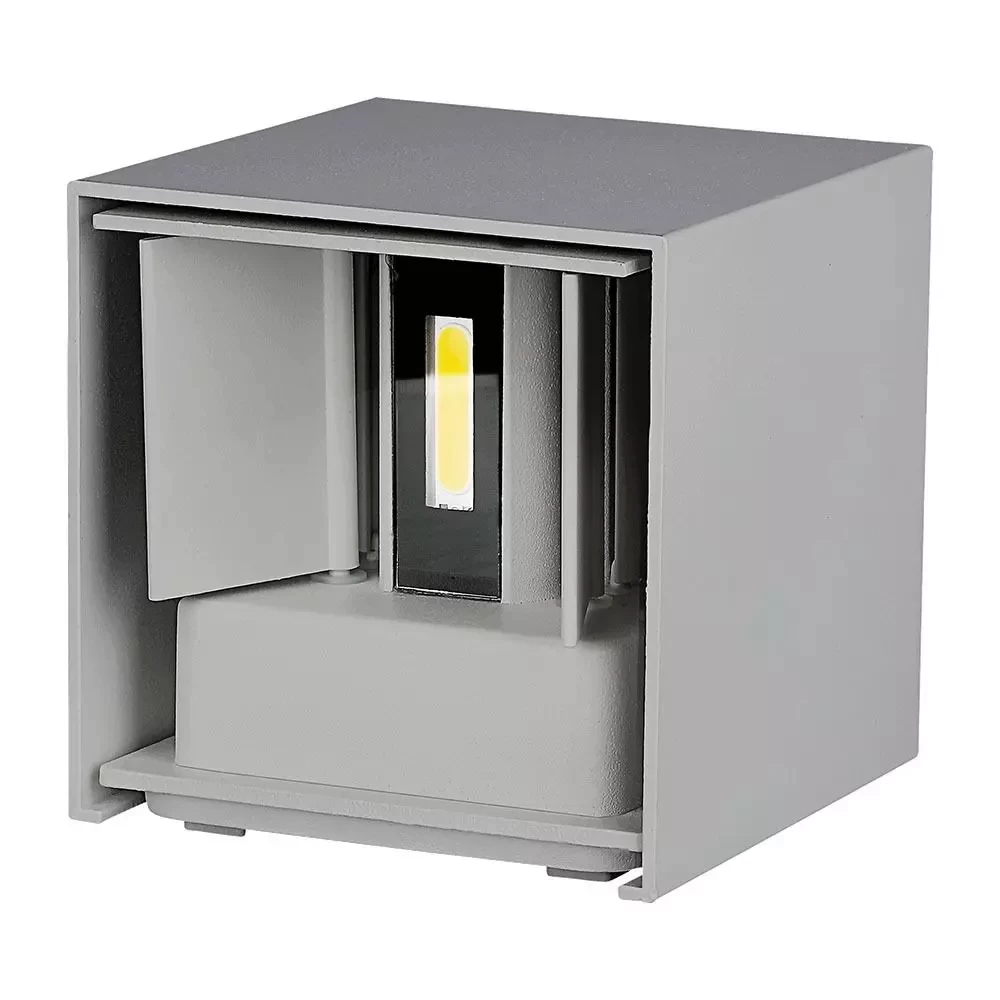 Wall lamp Cube 12W 4000K, grey