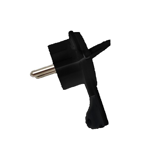 16A wirable plug, black