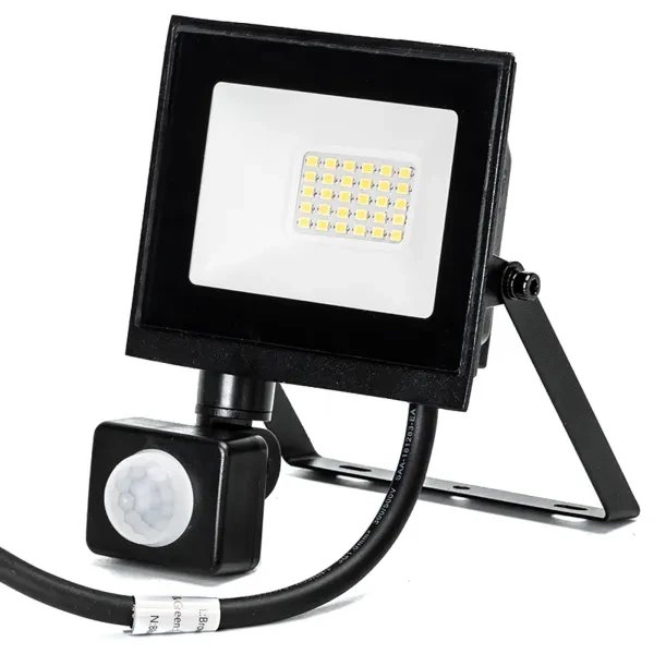 LED floodlight 20 W PIR 6400K