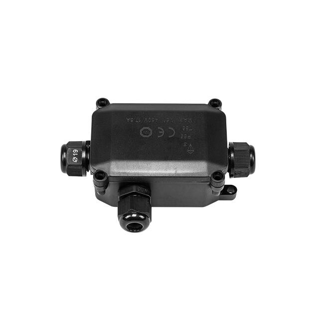 Black waterproof junction box 4-11mm IP65
