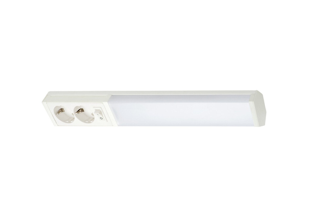 Arbetsplatsarmatur Airam Handy 450 5W 3000K/4000K med stikkontakt