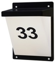 Airam Vino Surface mnt. univ. luminaire E27, IP65, black