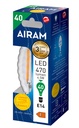 Airam E14 4,5W LED Filament ST35 2700K DIM
