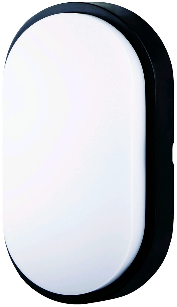 Avide Bulkhead lamp Titania-O 12W 4000K black IP54