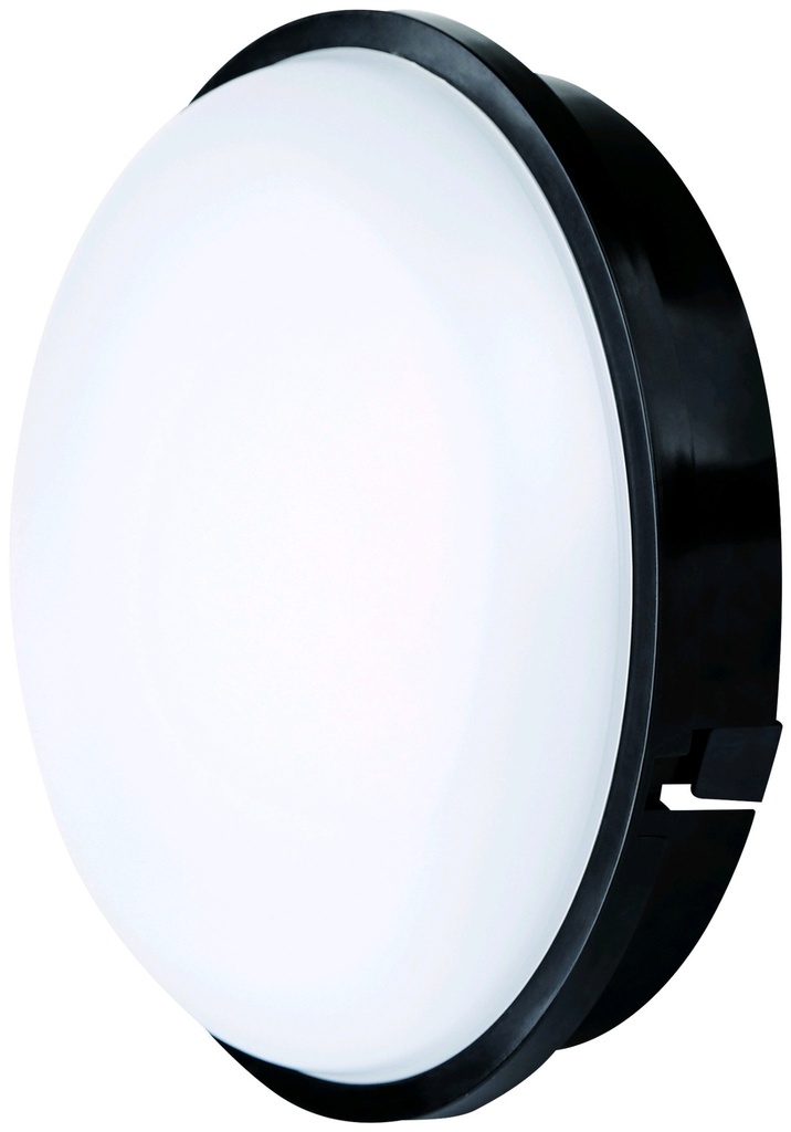 Avide Bulkhead udendørslampe Triton-O 20W 4000K sort IP65