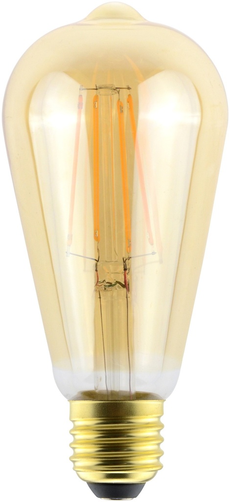 Avide LED Filament ST57 7W Dimmable/Amber E27 360° WW 2500K