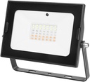 Avide LED Projektør Slim SMD 30W RGB med IR fjernbetjening