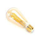 E27 6W FILAMENT ST64 CCT WIFI + Bluetooth, Amber