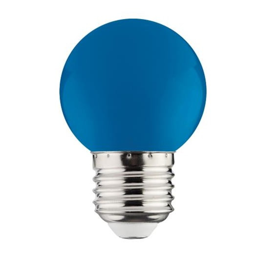 Avide Decor LED pære G45 1W E27 Blå